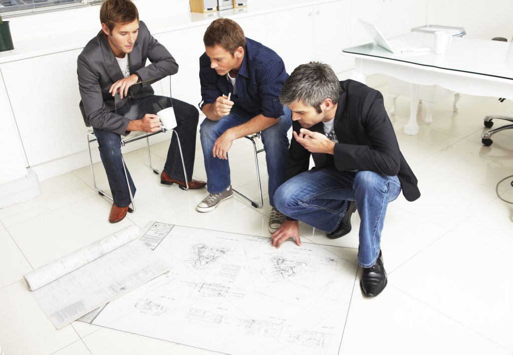 Young architects at work
